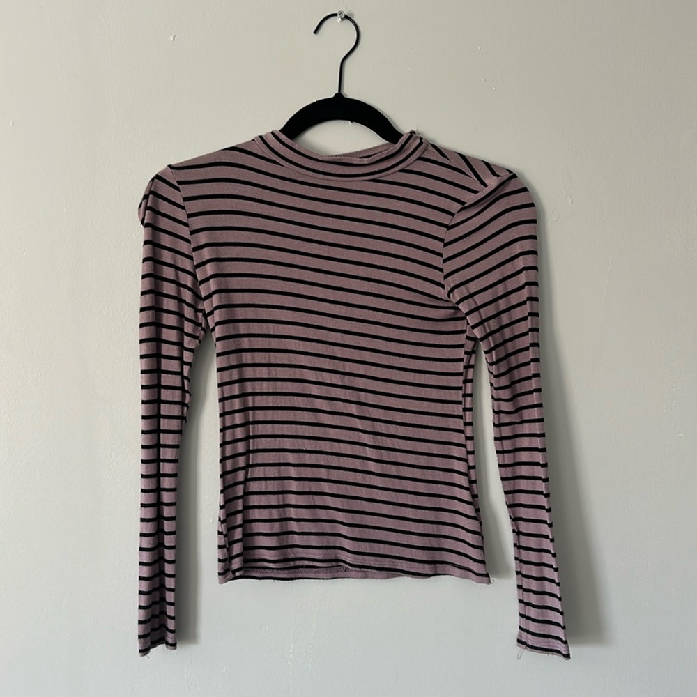 Striped Long Sleeve Top Lulus